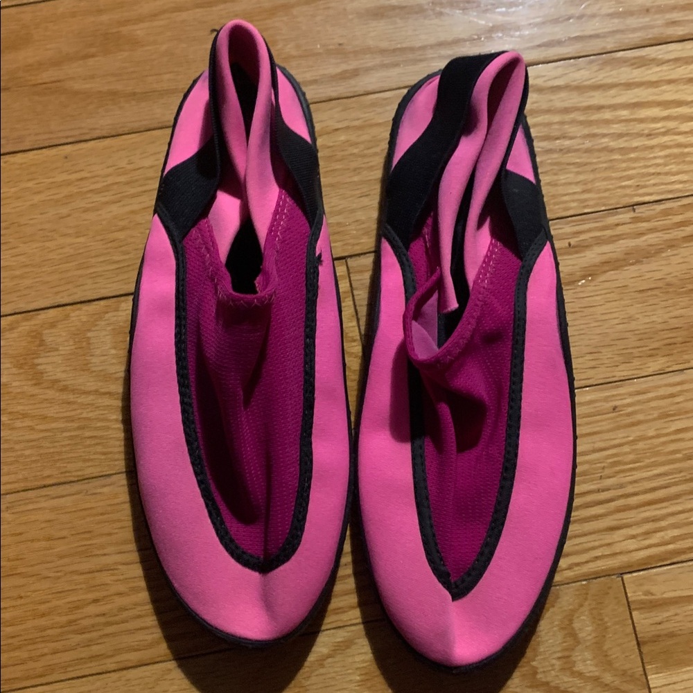 Pink water shoes